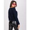 Dámska blúzka s dlhým rukávom granatovo-modrá RV-BZ-5122.13P