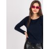 Dámska blúzka s dlhým rukávom granatovo-modrá RV-BZ-5122.13P