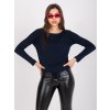 Dámska blúzka s dlhým rukávom granatovo-modrá RV-BZ-5122.13P