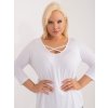 Dámska blúzka plus size biela RV-BZ-6329.43P