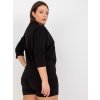 Dámska blúzka plus size čierna RV-BZ-7590.47P