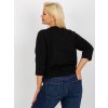 Dámska blúzka plus size čierna RV-BZ-8458.01P (Farba Tmavá-khaki, Veľkosť ONE SIZE)