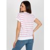 Dámska blúzka na bežný deň bielo-červená RV-BZ-8619.94