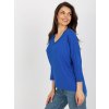 Dámska blúzka over size tmavo-modrá RV-BZ-8630.94