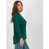 Dámska blúzka over size tmavo-zelená RV-BZ-8630.94