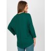 Dámska blúzka over size tmavo-zelená RV-BZ-8630.94
