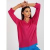Dámska blúzka over size fuksiovo-ružová RV-BZ-8630.94
