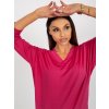 Dámska blúzka over size fuksiovo-ružová RV-BZ-8630.94