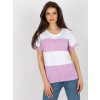 Dámska blúzka na bežný deň svetlo-fialová RV-BZ-8640.31X