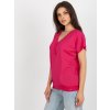 Dámska blúzka na bežný deň fuksiovo-ružová RV-BZ-8827.95