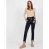 Tmavo-khaki dámske tepláky RV-DR-6650.81P