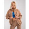 Hnedá dámska bunda RV-KR-007.95P