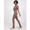 Hnedé dámske legíny RV-LG-2850.28P