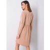 Dámske hnede camel šaty na bežný deň kód produktu RV-SK-6008.19X