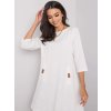 Dámske biele šaty na bežný deň kód produktu RV-SK-6274.36P