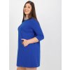 Dámske kobaltovo-modre šaty plus size kód produktu RV-SK-6274.36P