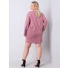 Dámske tmavo-ružove šaty plus size kód produktu RV-SK-6321.93