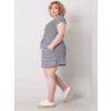 Dámske bielo-modre plus size kód produktu 15- TemU - 1-RV-SK-6632.25