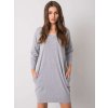 Dámske sive šaty basic kód produktu RV-SK-6838.43