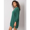 Dámske tmavo-zelene šaty basic kód produktu RV-SK-7207.03