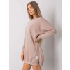 Dámske tmavo-béžove šaty basic kód produktu RV-SK-7216.95