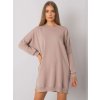 Dámske tmavo-béžove šaty basic kód produktu RV-SK-7216.95
