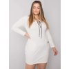 Dámske okrove šaty plus size kód produktu RV-SK-7241.43