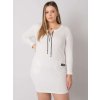 Dámske okrove šaty plus size kód produktu RV-SK-7241.43