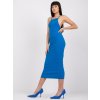 Dámske tmavo-modre šaty letne kód produktu RV-SK-7562.20X