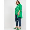 Dámske zelene šaty plus size kód produktu RV-SK-7726.56P