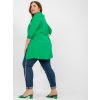 Dámske zelene šaty plus size kód produktu RV-SK-7726.56P