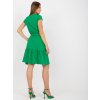 Dámske zelene šaty basic kód produktu RV-SK-8048.21P