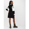 Dámske čierno-zelene šaty basic kód produktu RV-SK-8072.20P