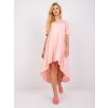 Dámske lososove šaty basic kód produktu RV-SK-R4889.09