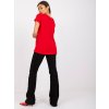 Dámske jednofarebné farba červená kód RV-TS-4832.14P