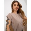 Dámske jednofarebné farba tmavo-béžová kód RV-TS-4833.22X