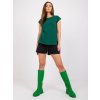 Dámske jednofarebné farba tmavo-zelená kód RV-TS-4833.28P