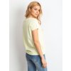 Dámske jednofarebné farba svetlo-žltá kód RV-TS-4838.13P