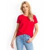 Dámske jednofarebné farba červená kód RV-TS-4838.68P