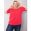 Dámske tričko plus size koralová RV-TS-6318.00X