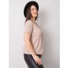 Dámske plus size farba béžová kód RV-TS-6320.85P