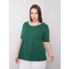 Dámske plus size farba tmavo-zelená kód RV-TS-6330.92P