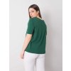 Dámske plus size farba tmavo-zelená kód RV-TS-6330.92P