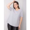 Dámske plus size farba tmavo-zelená kód RV-TS-6330.92P