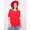 Dámske plus size farba tmavo-zelená kód RV-TS-6330.92P