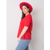 Dámske plus size farba tmavo-zelená kód RV-TS-6330.92P