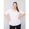 Dámske plus size farba tmavo-zelená kód RV-TS-6330.92P