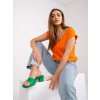 Dámske jednofarebné farba pomarančová kód RV-TS-7543.12X