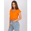 Dámske jednofarebné farba pomarančová kód RV-TS-7543.12X