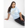 Dámske plus size farba svetlo-modrá kód RV-TS-7660.88P